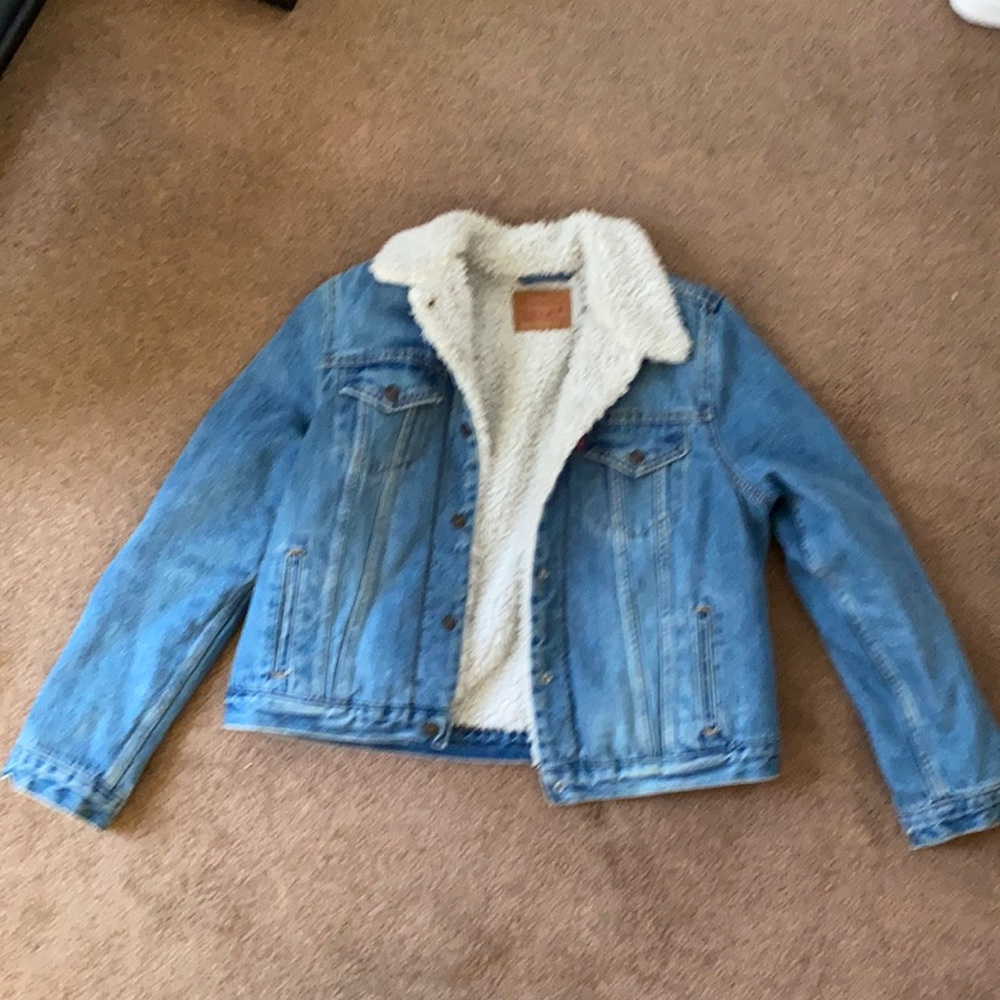 Jean Sherpa Line Jacket